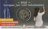 2 Euro Gedenkmnze Belgien 2015 Coincard